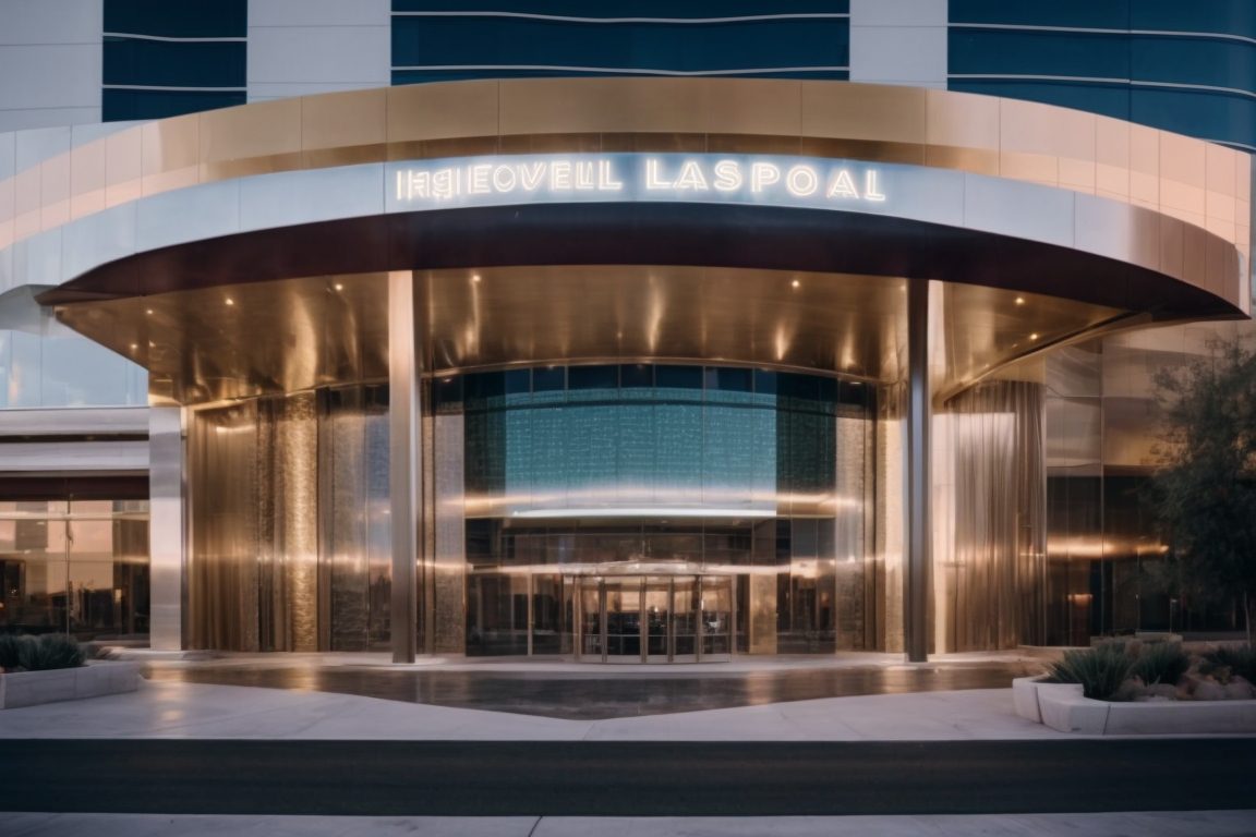 luxurious Las Vegas commercial building with energy-saving window films